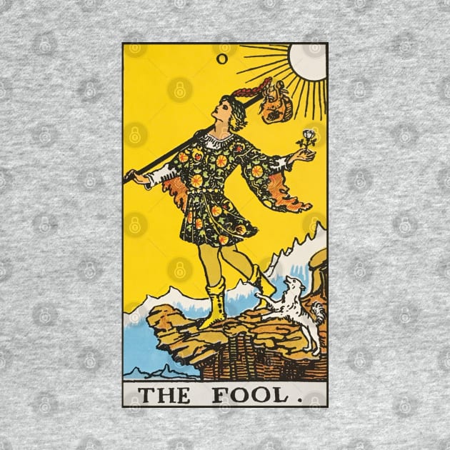 The Fool Rider Waite Smith Tarot by Nate's World of Tees